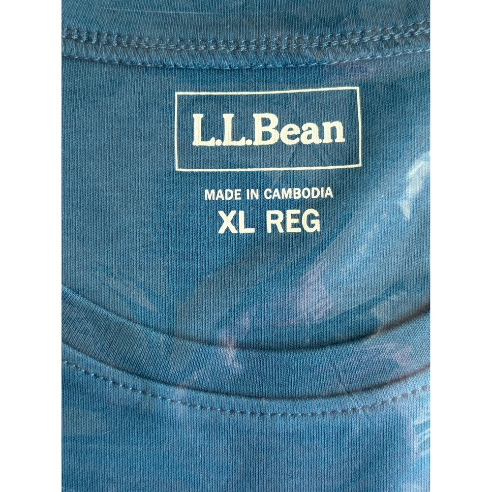 Lot of 4 LL Bean Womens XL Crewneck T-Shirts NIP Turquoise Cranberry Spruce Teal - Picture 2 of 9